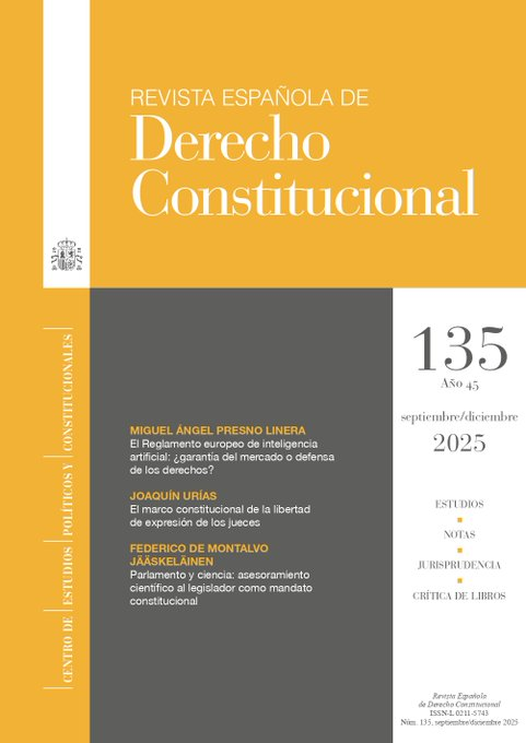 Revista Española de Derecho Constitucional tweet media