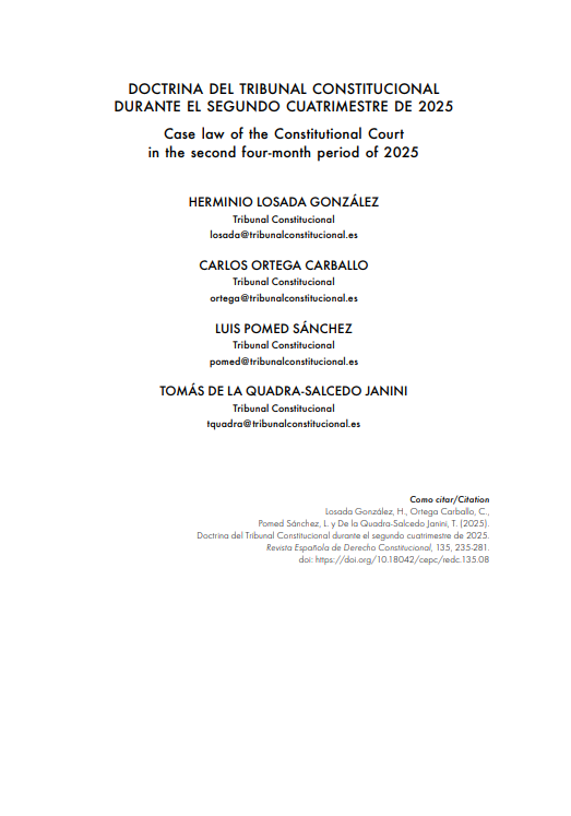 Revista Española de Derecho Constitucional tweet media