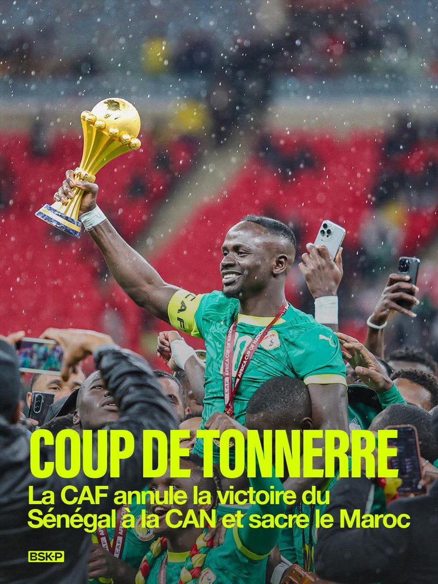 KMDZ34's tweet photo. Le plus grand scandale de l’histoire du foot #senegal #maroc https://t.co/ueQrtAPd1W