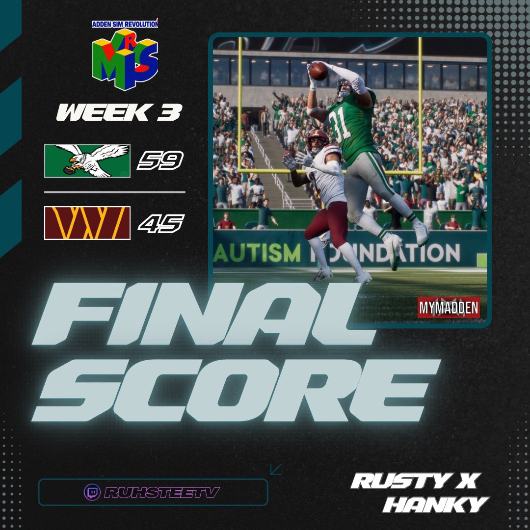 MSR_RUSTY's tweet photo. Back-to-back dubs 🔥
3-0 and just getting started 😤
#FlyEaglesFly https://t.co/9CdFusKDSR