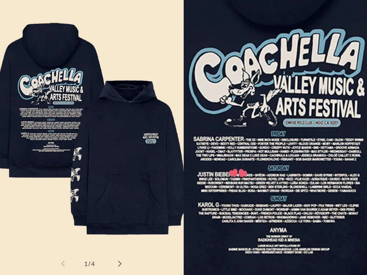 260318🏜️Taemin

Coachella merch shop is officially open! The lineup hoodie and T-shirt with Taemin’s name on them are both so pretty 🥰

shop.coachella.com/collections/te…

#TAEMIN #태민 #テミン #泰民