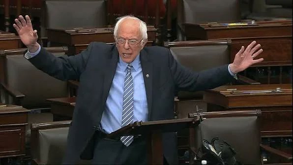 Occultmaster's tweet image. Bernie Sanders just proposed reading the Epstein files during the SAVE Act filibuster — and people are paying attention. Do you support it? #EpsteinFiles #BernieSanders #SaveAct #Filibuster #BreakingNews