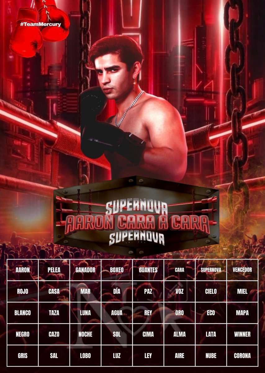 Hoy tenemos el Cara a Cara de Aaron en el Supernova vamos a darlo todo! 

AARON CARA A CARA SUPERNOVA

#AaronMercury #AARONATION