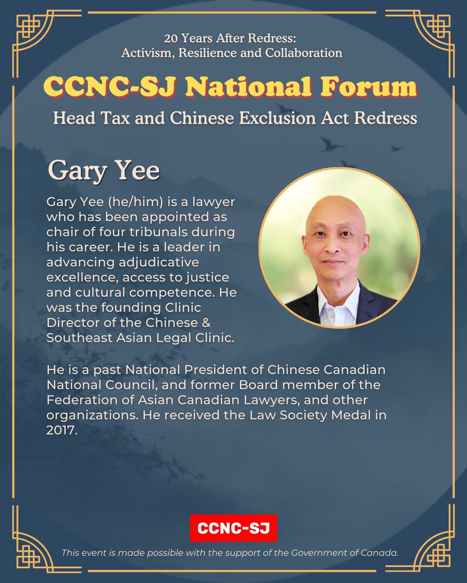 Chinese Canadian National Council for SJ tweet media