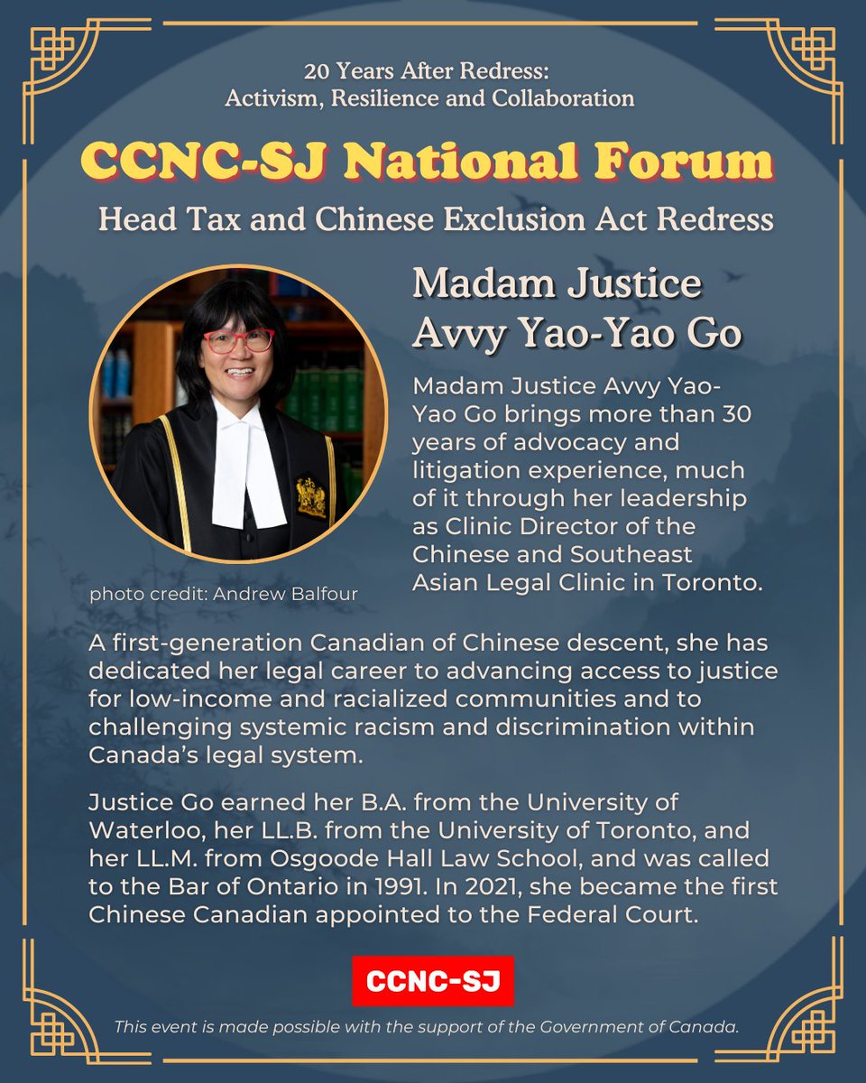 Chinese Canadian National Council for SJ tweet media