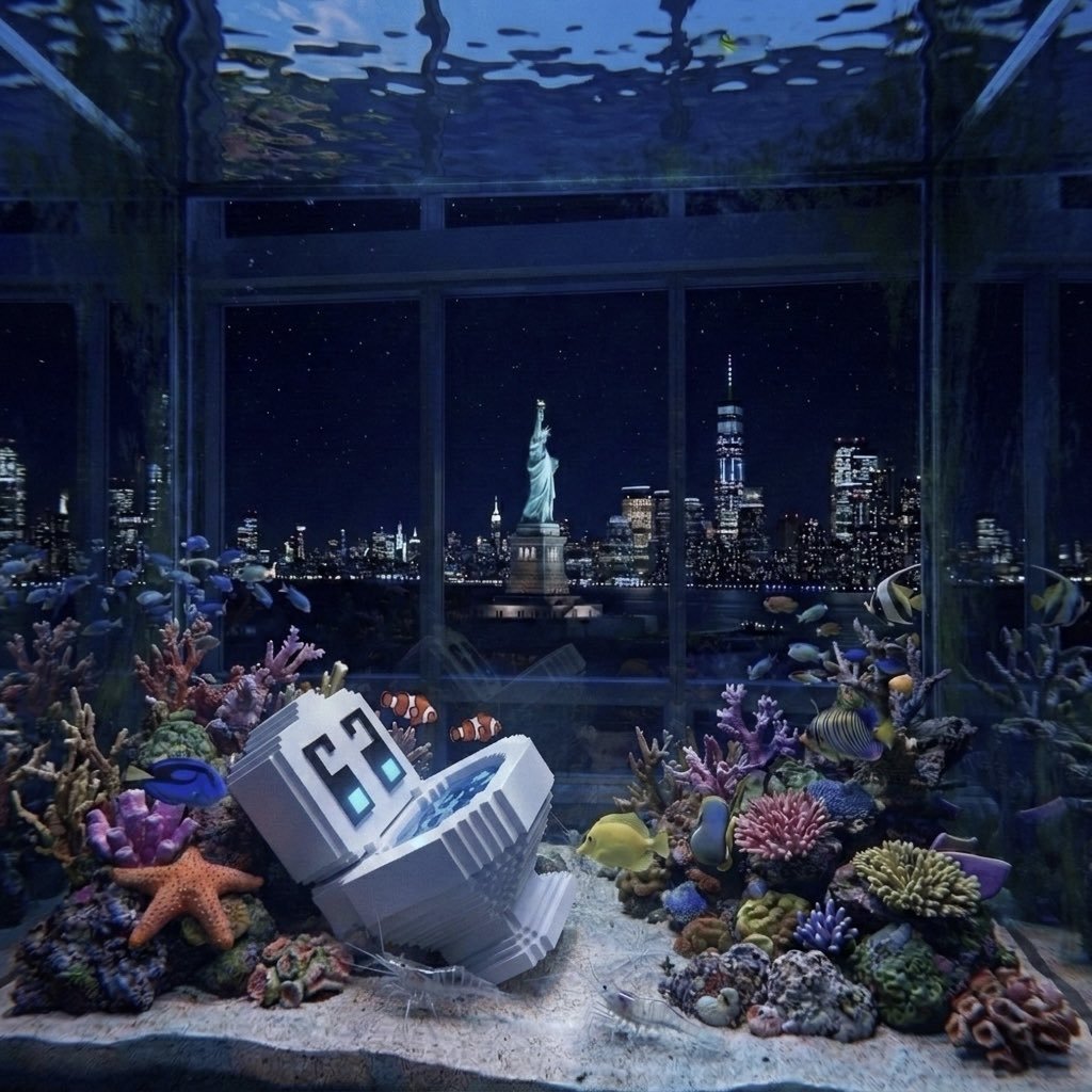 Added a new piece to my salt water tank, how does it look flush fam?

Day 5 of posting a <a href="/flushwtf/">$TOILET</a> meme until mcap hits $10 million 🚽