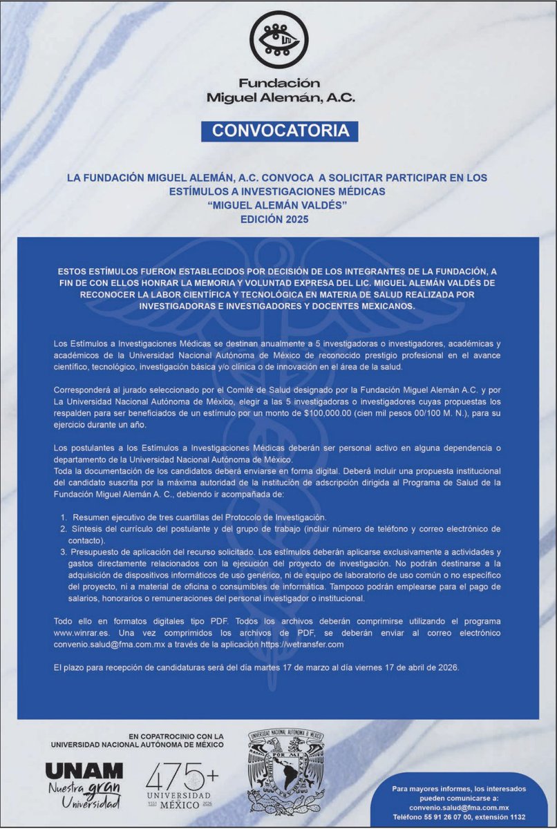 FacultadMedicinaUNAM tweet media