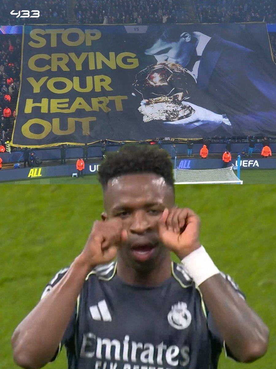onlyonefabzofph's tweet photo. @3rubengoat You all are just hypocrites....same man City when vini lost the ballon D'or and u expect him not to give them a piece of their own cake ?😂 https://t.co/go1RG7RacR