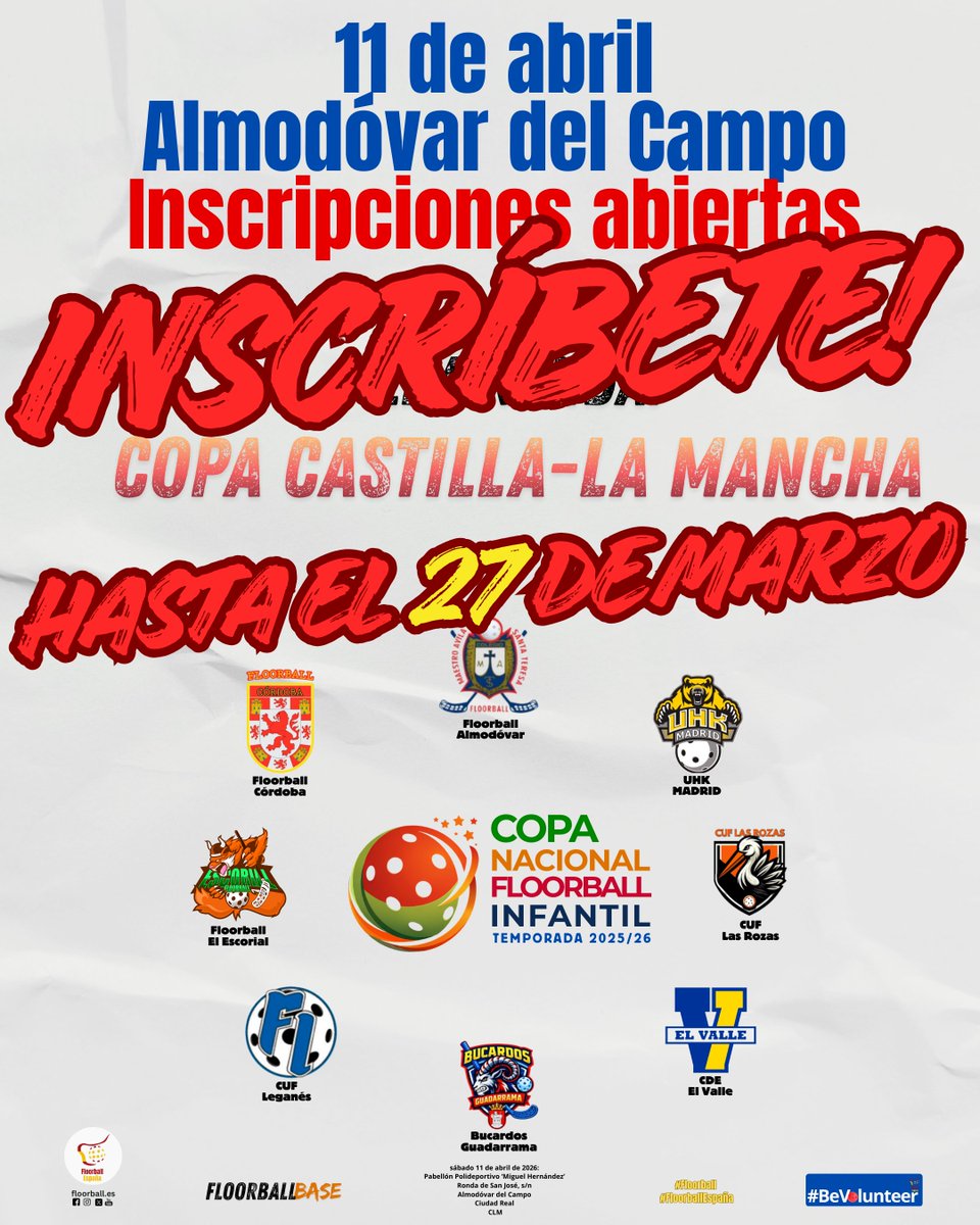 AEUF FLOORBALL ESPAÑA tweet media