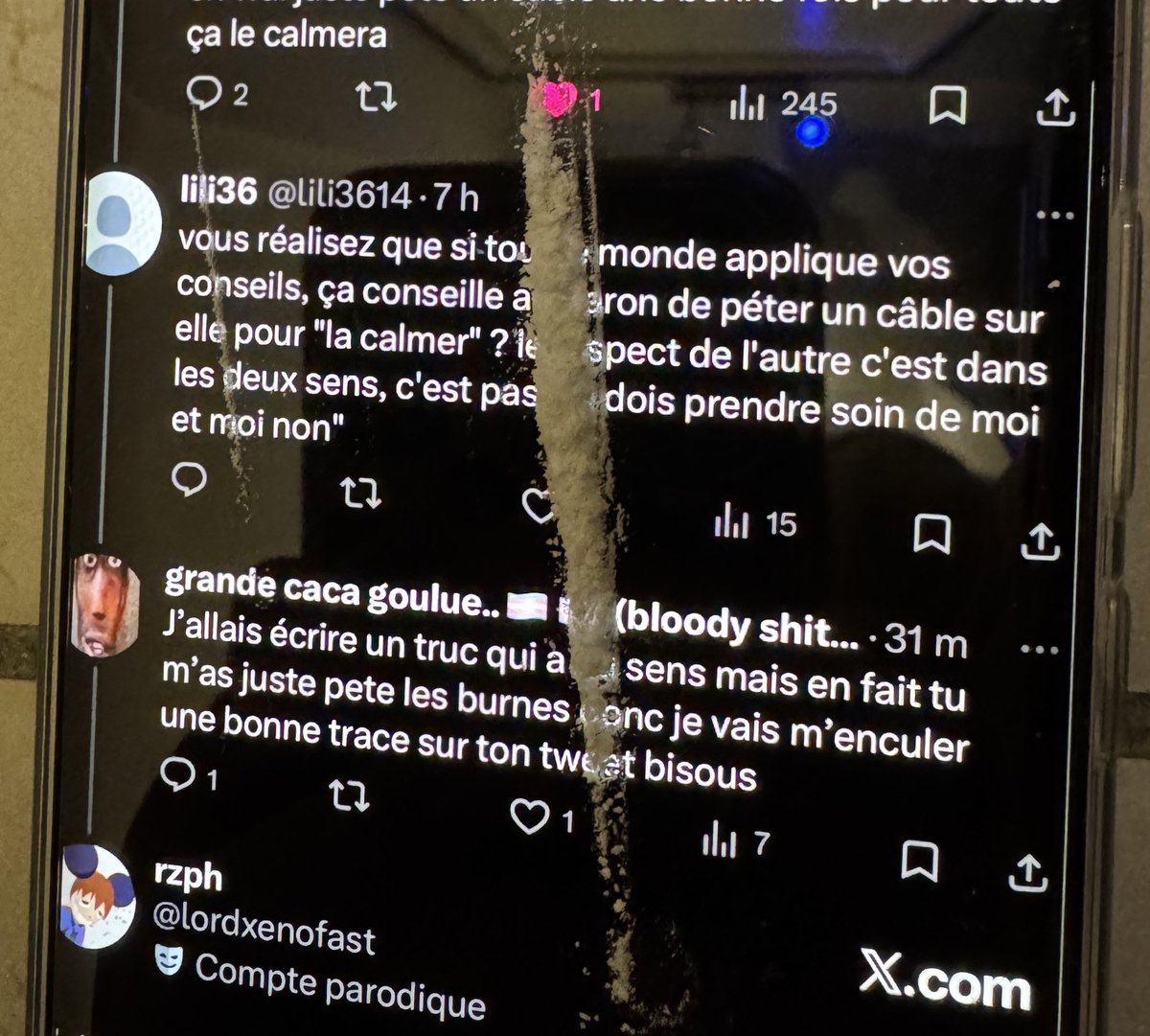 grande caca goulue..🏳️⚧️🏳️⚧️ (bloody shit era) tweet media