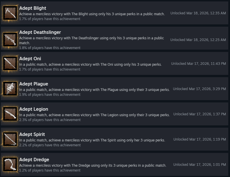 aviitinku's tweet photo. @DeadbyDaylight DBD EOMM and hidden mechanics feel so obvious once you start paying attention. I unlocked 12 Adepts in a few hours just by figuring out the patterns, which shows how predictable the system is. Bring back skill based play instead of relying on hidden systems!! #DBD #Gaming #FixDBD https://t.co/kXsHZOSv8P