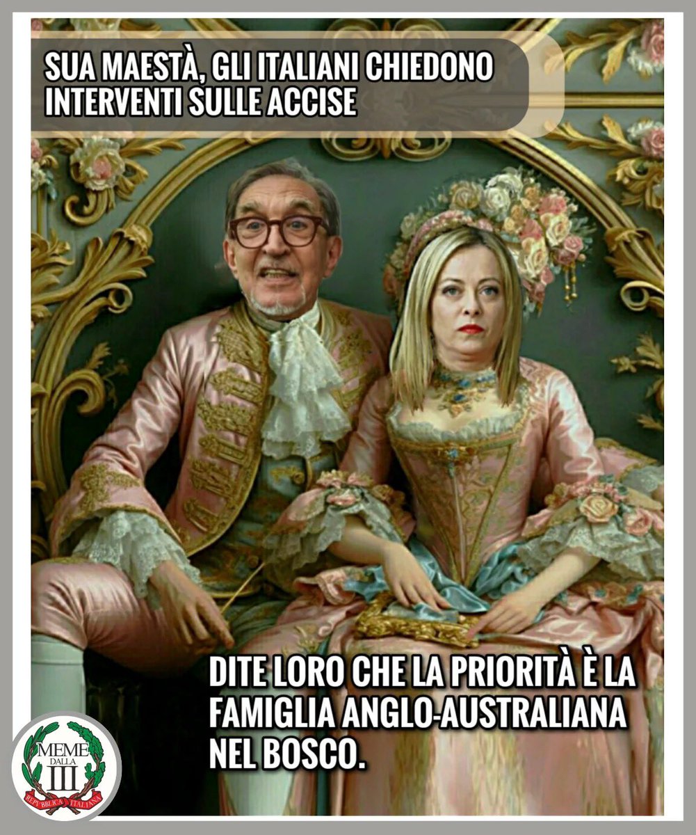 MemeTerzaRep's tweet image. #meloni #larussa #famiglianelbosco