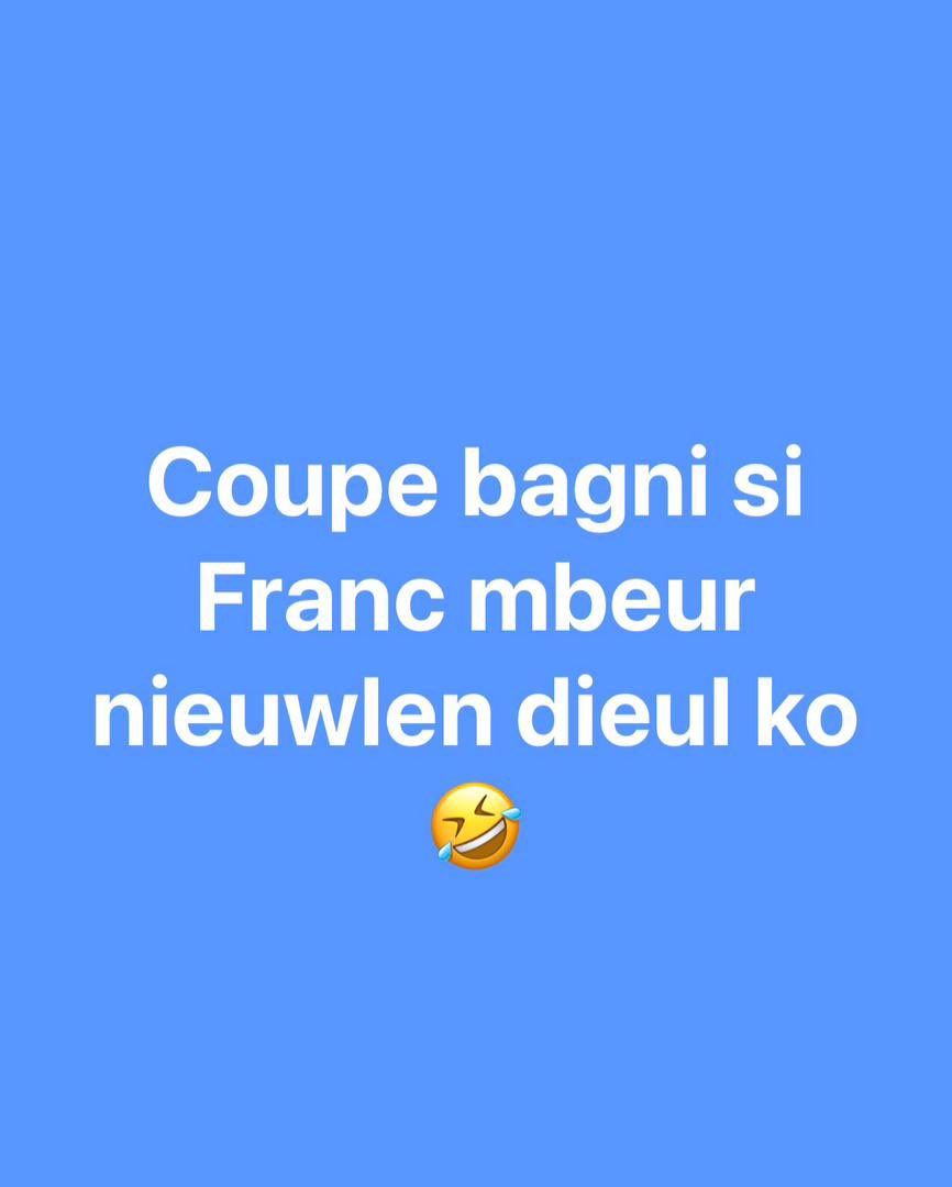 DioufLucas's tweet photo. So léne amei fiit rekk nieuw léne https://t.co/r16a4T96dY