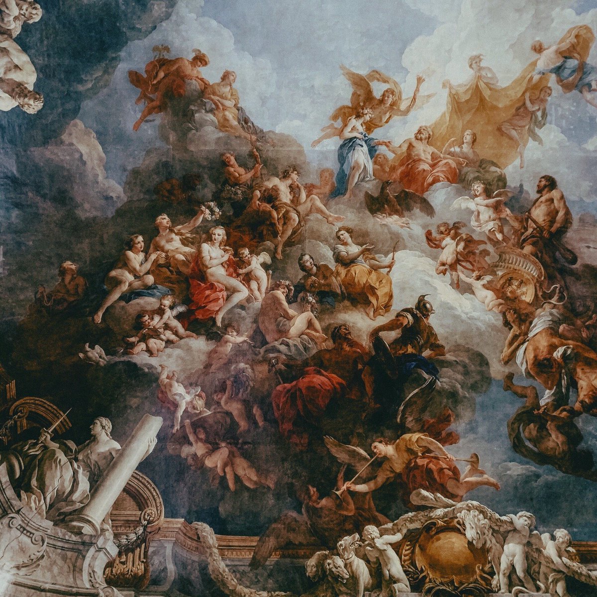 Chrispace001's tweet photo. The Apotheosis of Hercules (1736), by François Lemoyne https://t.co/hlljKtOcLv
