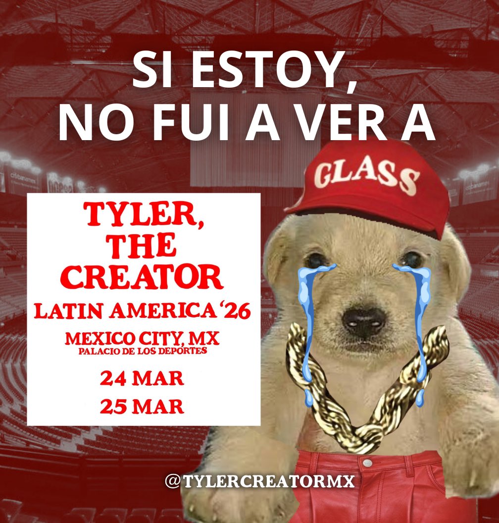 tylercreatormx's tweet photo. ¿Ya listxs para ver a Tyler, The Creator en México?🇲🇽 

Aquí les dejamos imágenes para usar y presumir que vivirán esta gran experiencia! https://t.co/ahPG0bbb1B