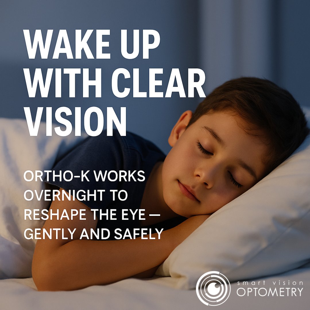 🌙👁️ Clear vision while you sleep? Yes, it’s possible with Orthokeratology (Ortho-K).

Ortho-K is a non-surgical, reversible vision correction solution that gently reshapes the cornea overnight using custom-designed lenses. You wake up seeing clearly!
#orthokeratology #Ortho-k
