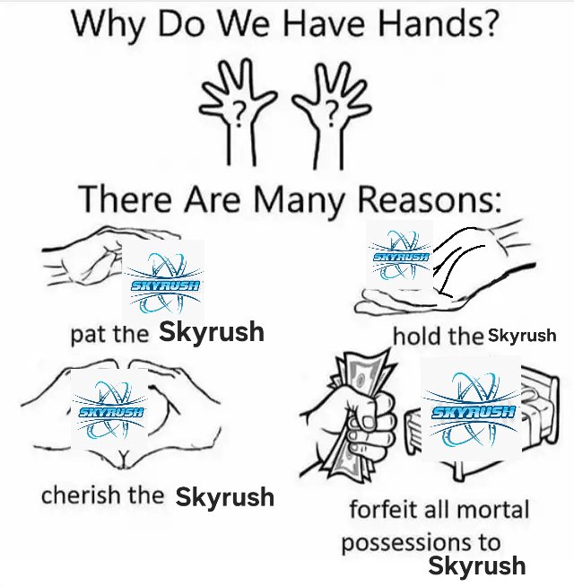 Skyrush's wife tweet media