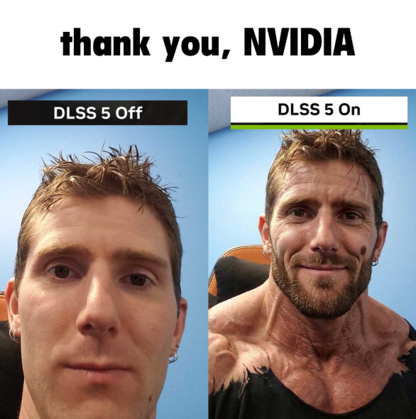 Bestofthebased's tweet photo. DLSS off DLSS on is the funniest meme this year 😂😂😂 https://t.co/WX0EvaOLbg