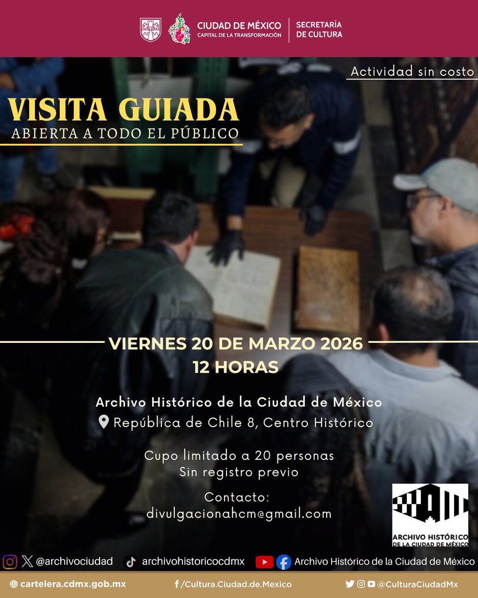 Archivo Histórico de la Ciudad de México tweet media