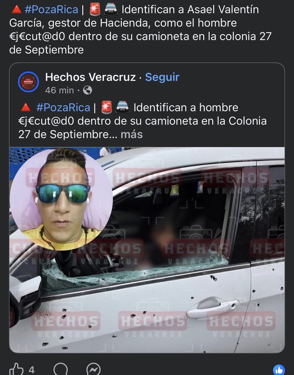 <a href="/rocionahle/">Rocío Nahle</a> Que se sepa que Veracruz es un estado fallido en materia de seguridad; las estadísticas mienten desaparecidos y ejecutados son la orden del día bajo la mano de Rocío Nahle