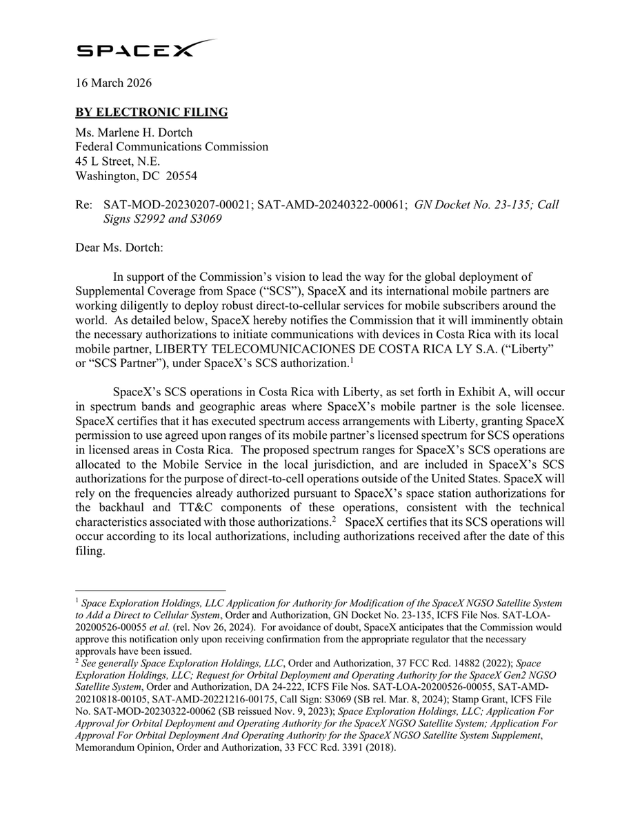 FCC Filing Alerts tweet media