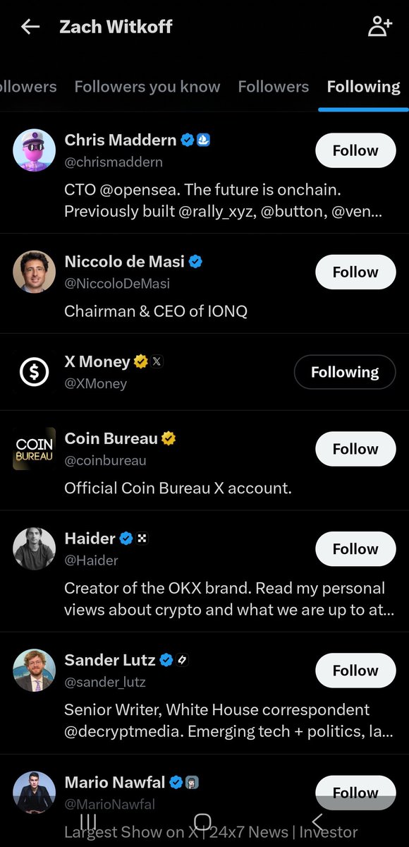 Why when searching for $WLFI is Elon and the head of <a href="/X/">X</a> showing up as top posts in searches, and they are talking about ios app reviews while wlfi is anticipating their long awaited app 🤔 

Co founder of wlfi also following <a href="/XMoney/">X Money</a>

Is anyone seeing this? $ALTS