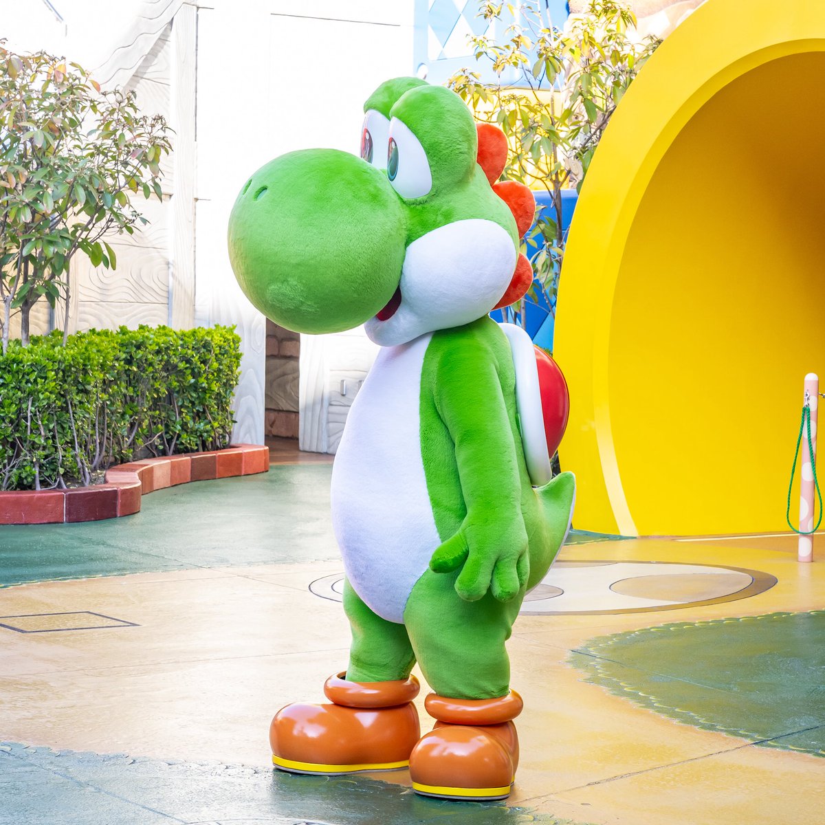 DtimesDream's tweet photo. 【 #USJ 】5周年限定でヨッシーが登場！
ユニバーサル・スタジオ・ジャパン『スーパー・ニンテンドー・ワールド』5周年
パワーアップバンドを持っていれば、楽しみがさらに広がる仕掛けも☆
https://t.co/sYBAY8o1sD https://t.co/asYjWhAzbh