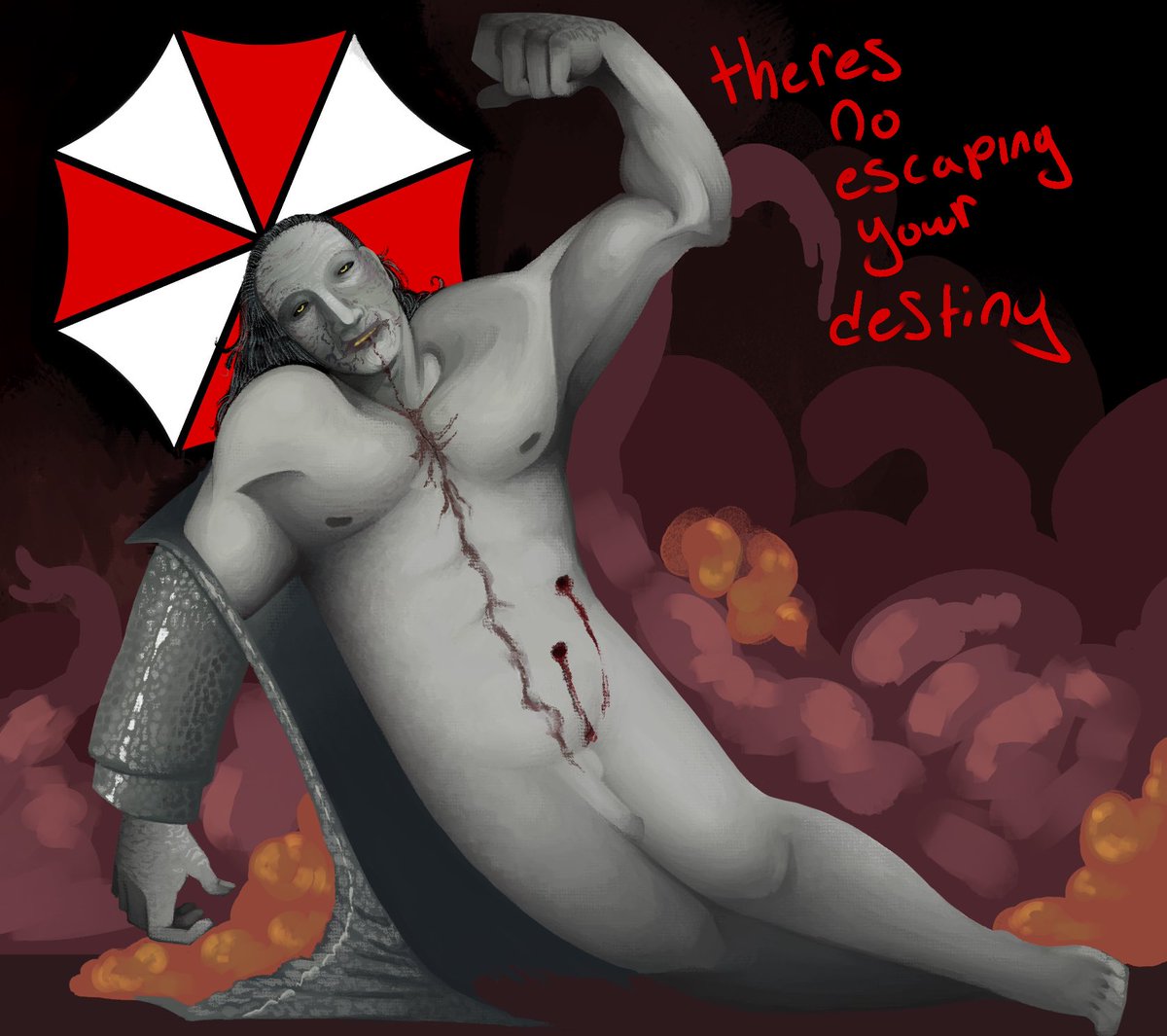 AMothWithAPen's tweet photo. Hello my fellow victor enjoyers #re9 #victorgideon #digitalart https://t.co/osTCHPDi1E
