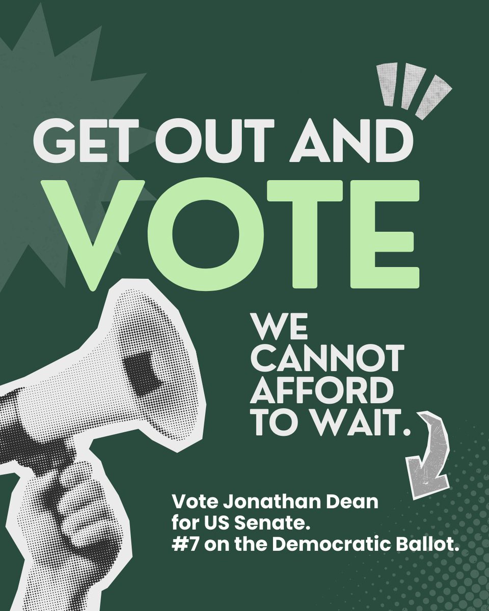 Jonathan Dean for US Senate tweet media