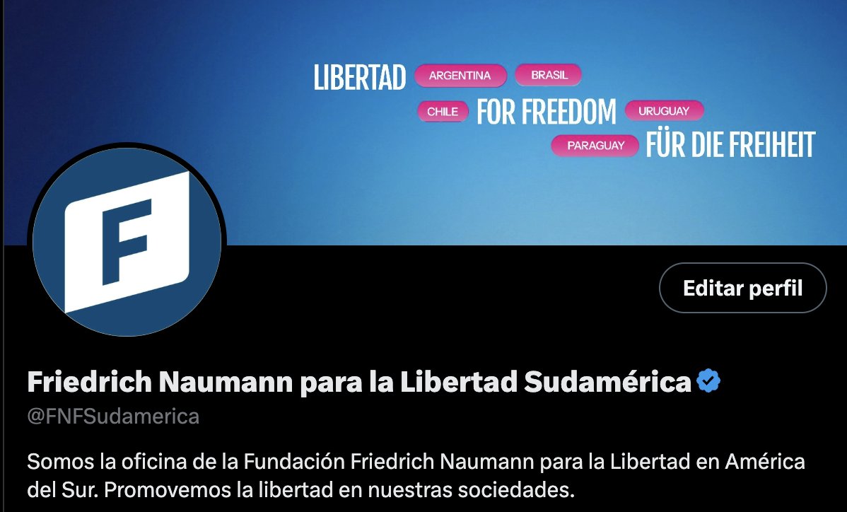 Friedrich Naumann para la Libertad Sudamérica tweet media