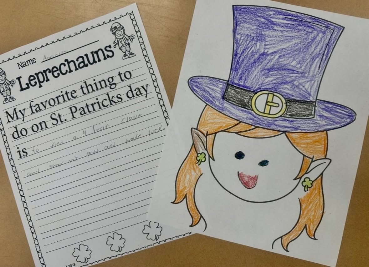 HCSDTIF's tweet photo. 🍀✨ Learning + Creativity + a little St. Patrick’s Day magic! Today, teachers partnered w/ their DTIF to bring writing to life using ChatterPix Kids! Students wrote leprechaun stories &amp; used technology to make their characters talk—building both speaking &amp; storytelling skills https://t.co/L9F5eiG3dz