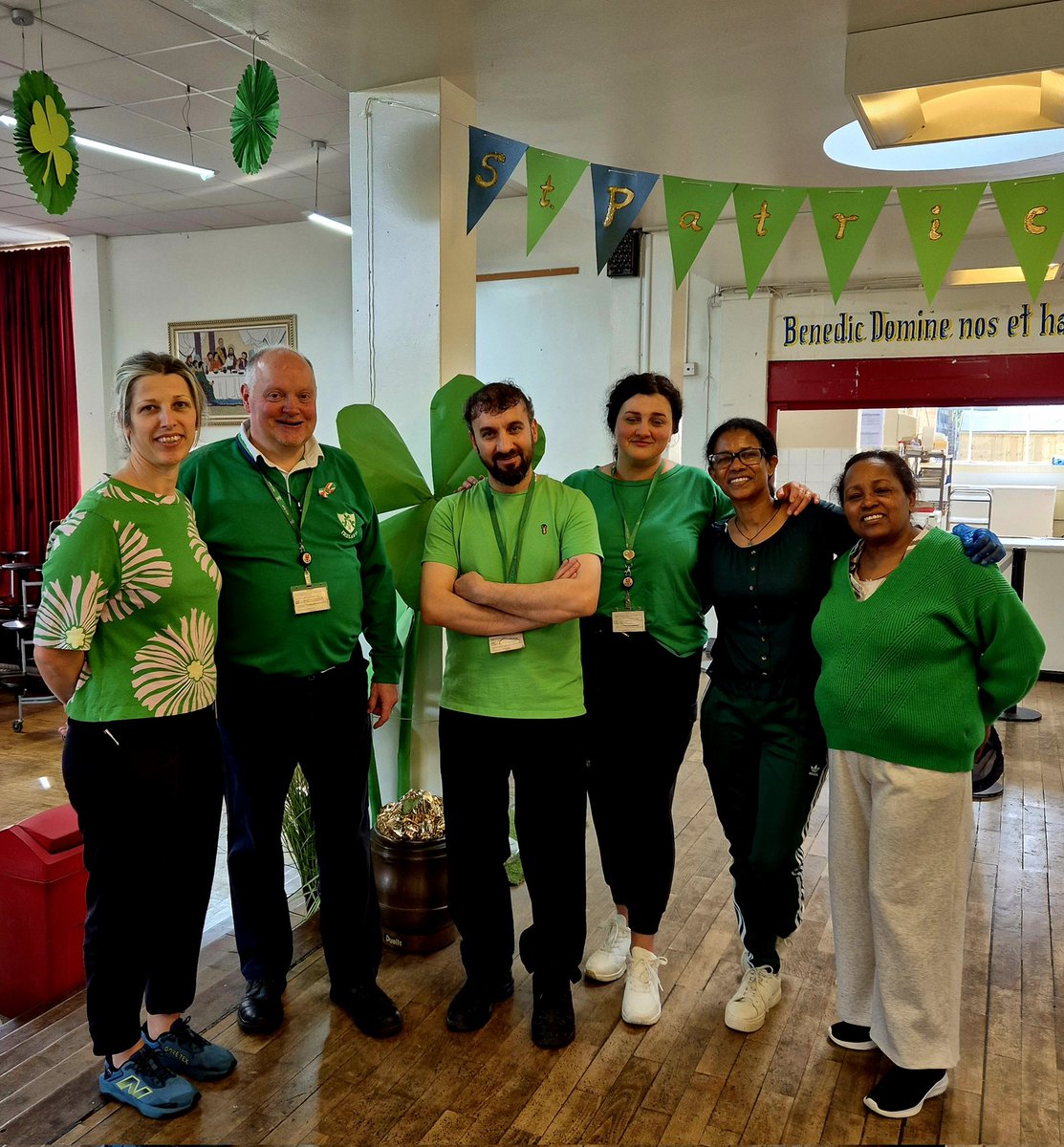 ncc_chaplain's tweet photo. Celebrating #StPatrick's Day @NCCBrent Green the colour of the day. #shamrock &amp; treats. Lá Naomh Pádraig. @Brent_Council @CAFOD @CaritasWestm @RCWestminster @irish_news https://t.co/dahMAmyyxN