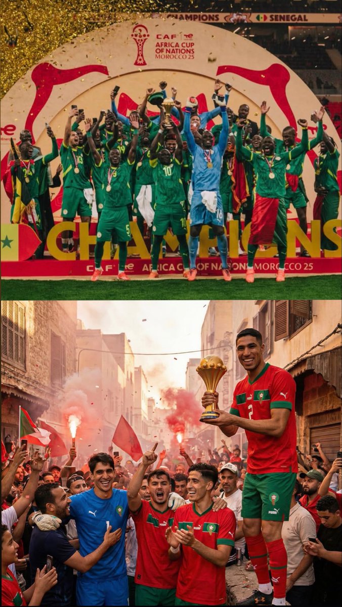 malaiiny's tweet photo. One is real, one is fake. Find it out 

#Senegal #Maroc #Caf #Can #Afcon https://t.co/9AO0TZnWHU