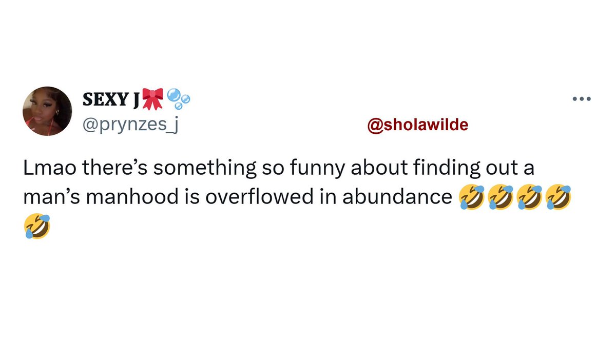 SholaWilde's tweet image. #overflow