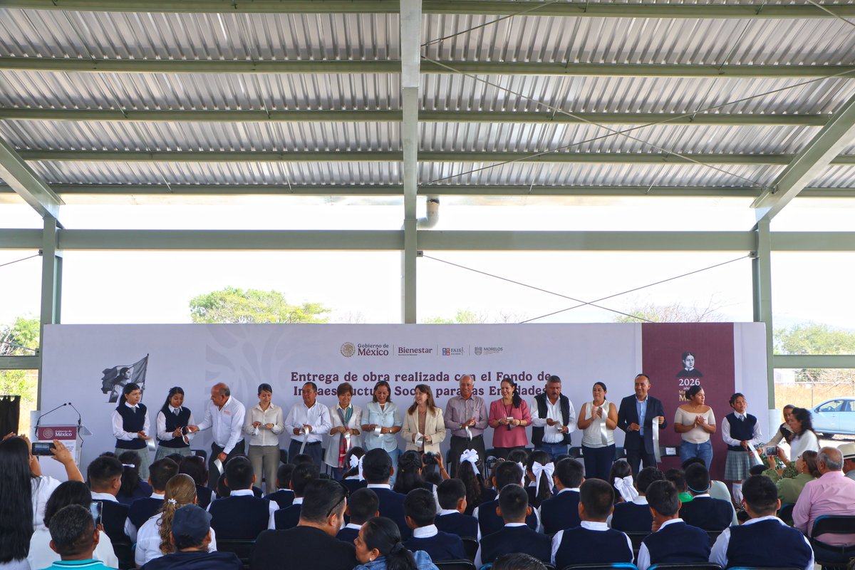 En Pueblo Nuevo, Tlaltizapán, hoy se inauguró una obra que transforma vidas y fortalece el futuro de la juventud. 🏫✨
Abrimos hilo 🧵👇