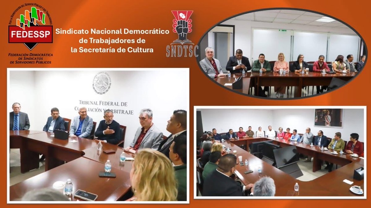 FedesspN's tweet photo. #ReuniónDeTrabajo
El Mgdo. Pdte. @TFCA_mx Cristóbal Arias y el Presidente Colegiado de la #FEDESSP, Agustín Avilés, sostuvieron una reunión de trabajo recibiendo a la nueva dirigencia colegiada del @sndtsc
@agusaviles1 @SNTSADER @censntsict @marudavalos29 @SectorINAH @SndtscA https://t.co/nj4yIiIfOT