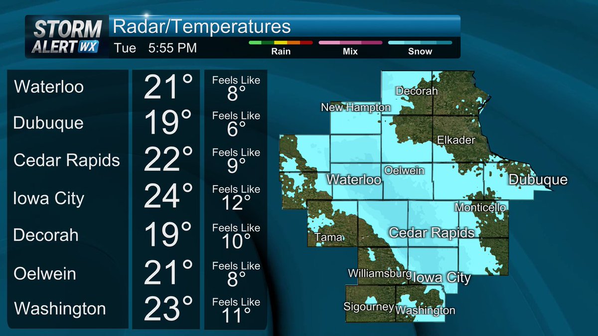 Current conditions. Download the free KWWL Storm Track 7 Weather App ...
