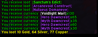 DcaneXD's tweet photo. Doing the ?? delve boss gives a good amount of crest, im not sure about the regular difficulty but this is what I got https://t.co/2IXvbmkvNN
