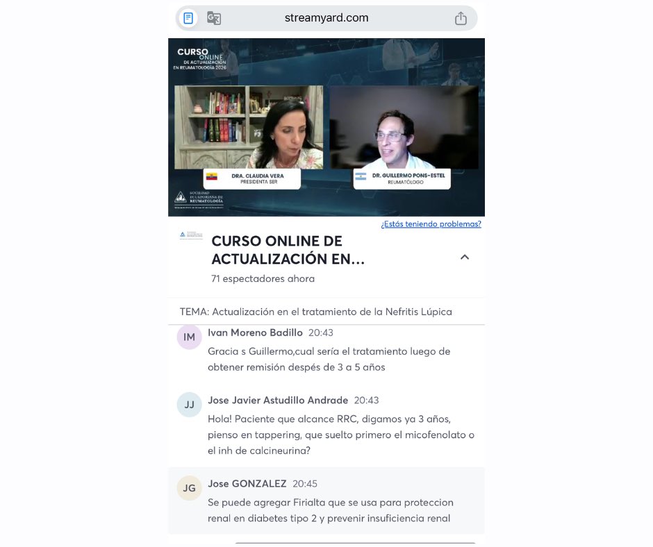 Sociedad Ecuatoriana de Reumatología tweet media