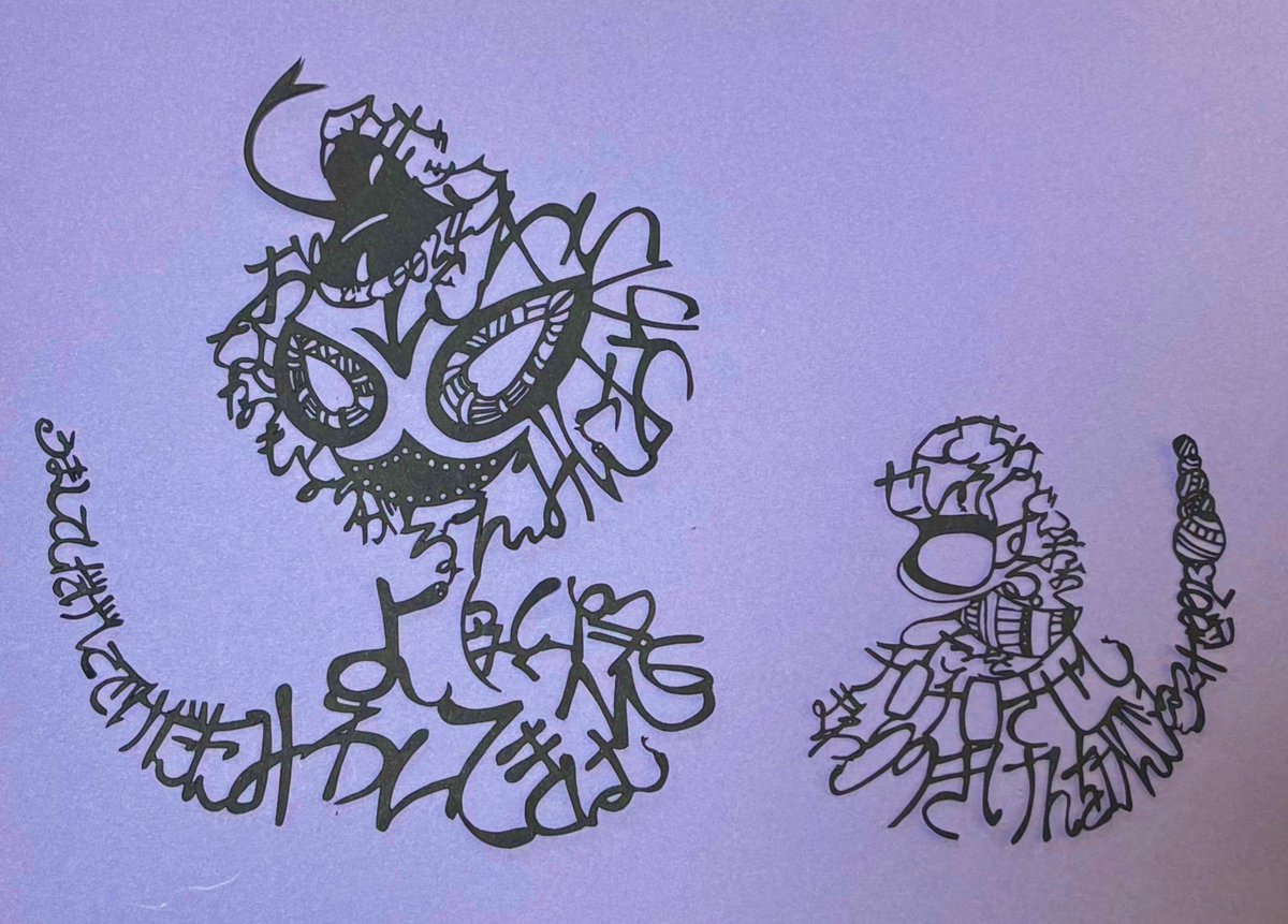 Яitz@切り絵 tweet media