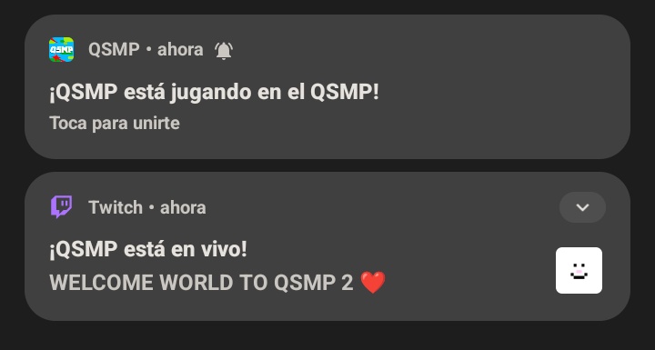MisterLoko1412's tweet photo. El QSMP prendió en el canal de QSMP para jugar al QSMP y la app del QSMP avisó  que el QSMP jugará al QSMP https://t.co/meKEWHnM3M