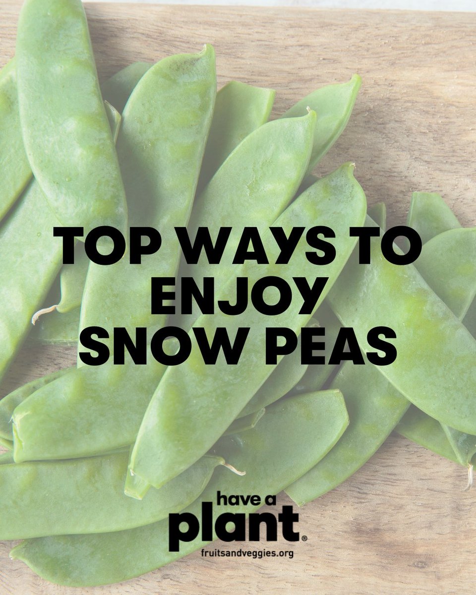 Fruits_Veggies's tweet image. Add some crunch to your day with snow peas! Here's a few ways to enjoy them. See even more ways to enjoy snow peas: tinyurl.com/bddan7b7

#haveaplant #snowpeas #springveggies #veggietray #springproduce