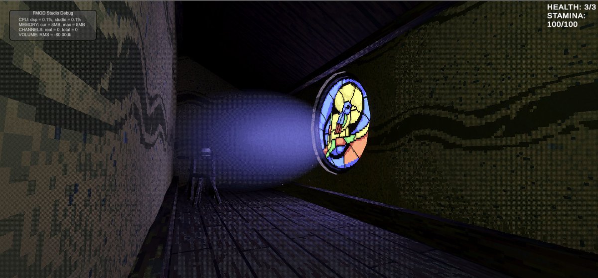 HermitWorlds's tweet photo. Working on the visuals for our latest project. Still early in the works, but I think we've got a great style already. (Especially with the dithering effect Richard made)

#pixelart #retro #indiedev #gamedev #horror #PSX #PSXhorror #indiegame https://t.co/QOLE3s5DdH