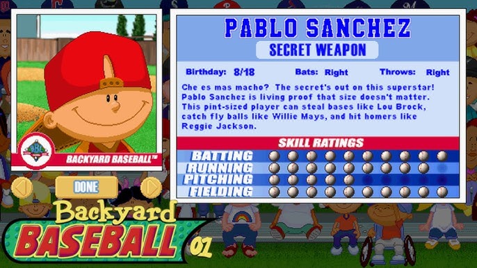 The Brewers have announced some additional theme nights for 2026, including Backyard Baseball Night on June 3rd against the San Francisco Giants

Ticket package will include a Pablo Sanchez Bobblehead. There will also be a postgame fireworks show that night