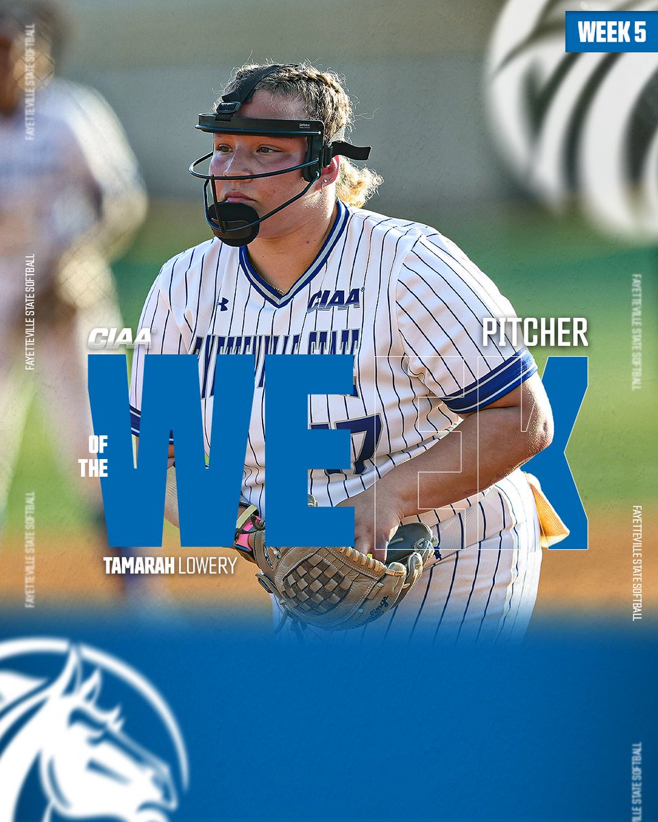 Fsubroncos_sb's tweet photo. Pitching dominance meets catcher command ๐ค
Tamarah Lowery โ Pitcher OTW
Claira Stone โ Defensive POTW
#fsubroncos | #broncopride | #ciaa https://t.co/0i75liXxTC
