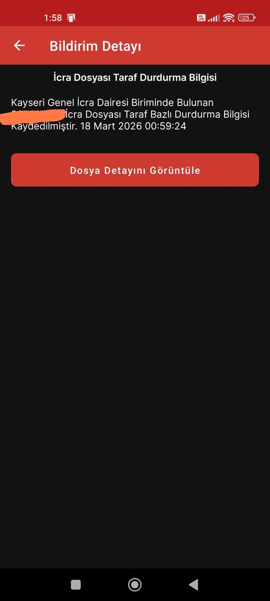 thehalilavci's tweet photo. Bir avukat olarak icra daireleri ile alakalı burada çok fazla olumsuz örnek gören birisi olarak olumlu bir şey paylaşmak istiyorum:

Borçlu vekili olarak 00.46'da borca itiraz dilekçesi sundum; 13 dk sonra 00.59'da tensip zaptı ile takip durduruldu.

Kayseri Genel İcra Dairesi 🙏 https://t.co/NlHAhDK3Tt