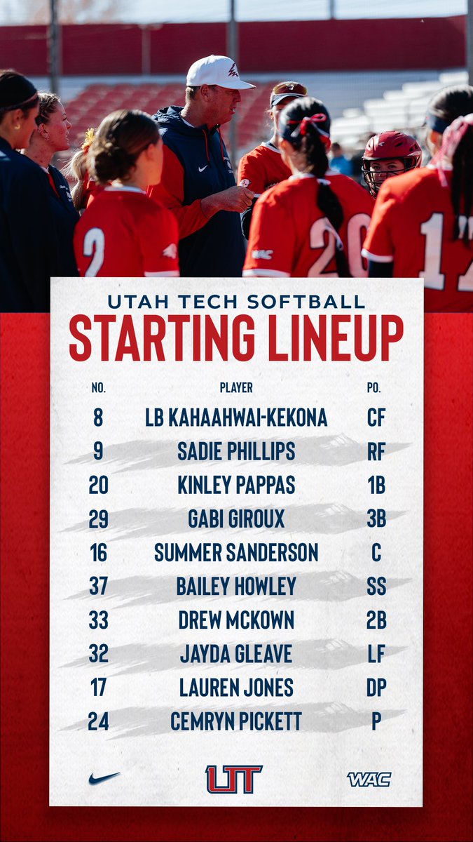 Utah Tech Softball tweet media