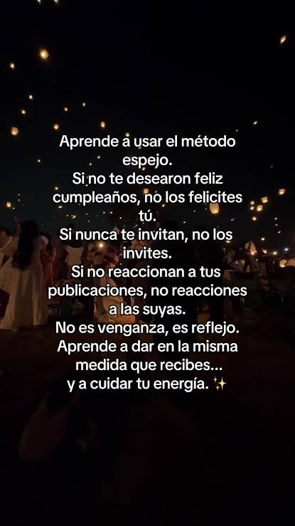 A la larga esto te va a servir.