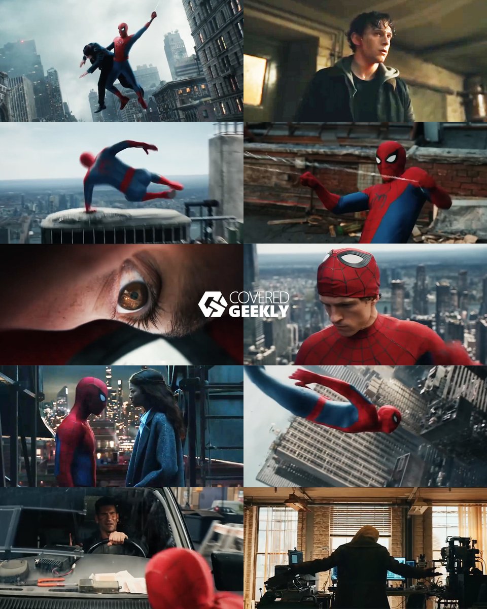 CoveredGeekly's tweet image. A shot from each 'Spider-Man: Brand New Day' trailer clip so far 🕸️

In theatres July 31, 2026.