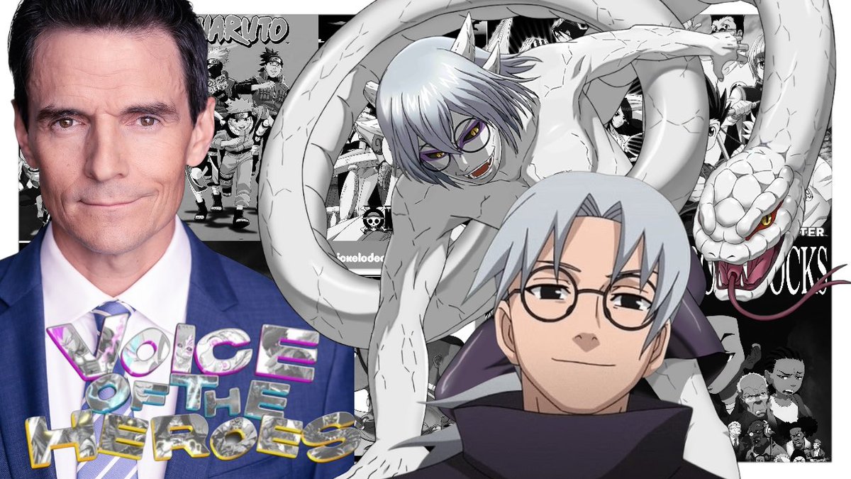 Henry Dittman (Kabuto) returns for another interview on the Voice of the Heroes Podcast with special guest Malo Uchiha. Tap in as we chill and talk with one of Naruto’s greatest villains. 

Kabito Returns Voice of the Heroes Interview with Henry Dittman &amp; @MaloUchiha